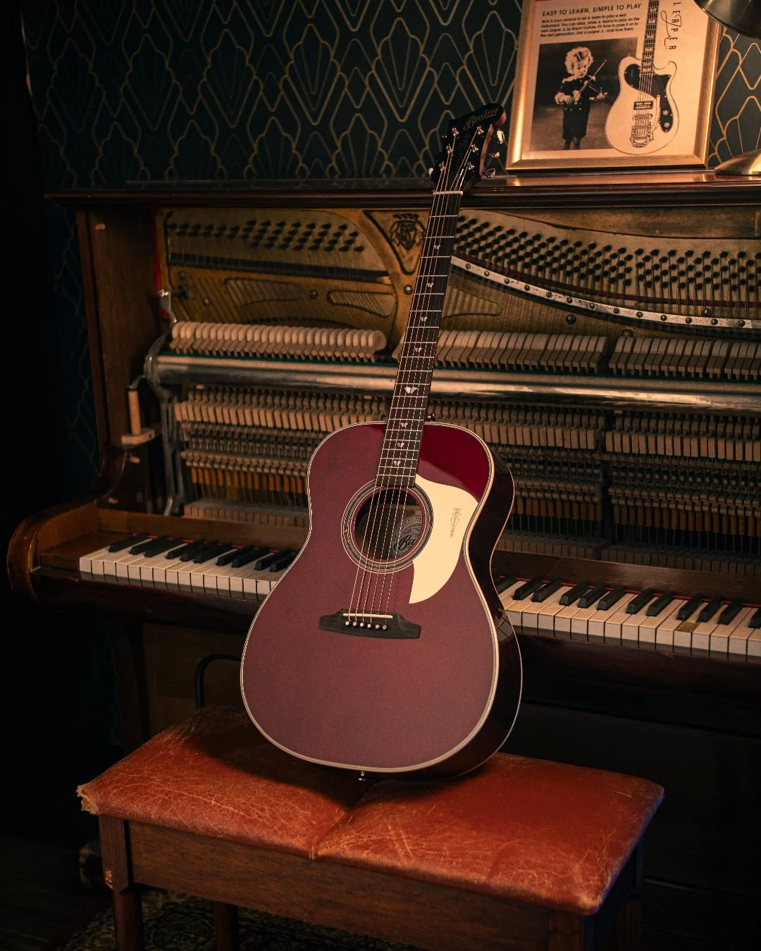 Leaper Melody - Deep Burgundy Red - Image 7