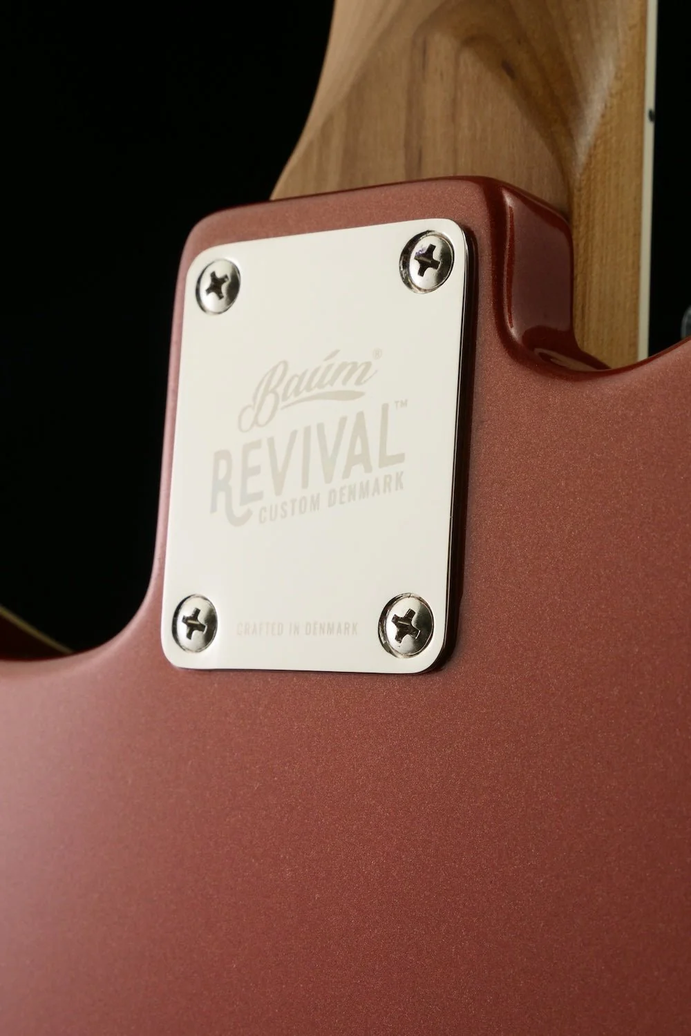 Revival #55 Nidhogg Bass - Magnetic Black & Orange metallic | Custom Shop - Image 11