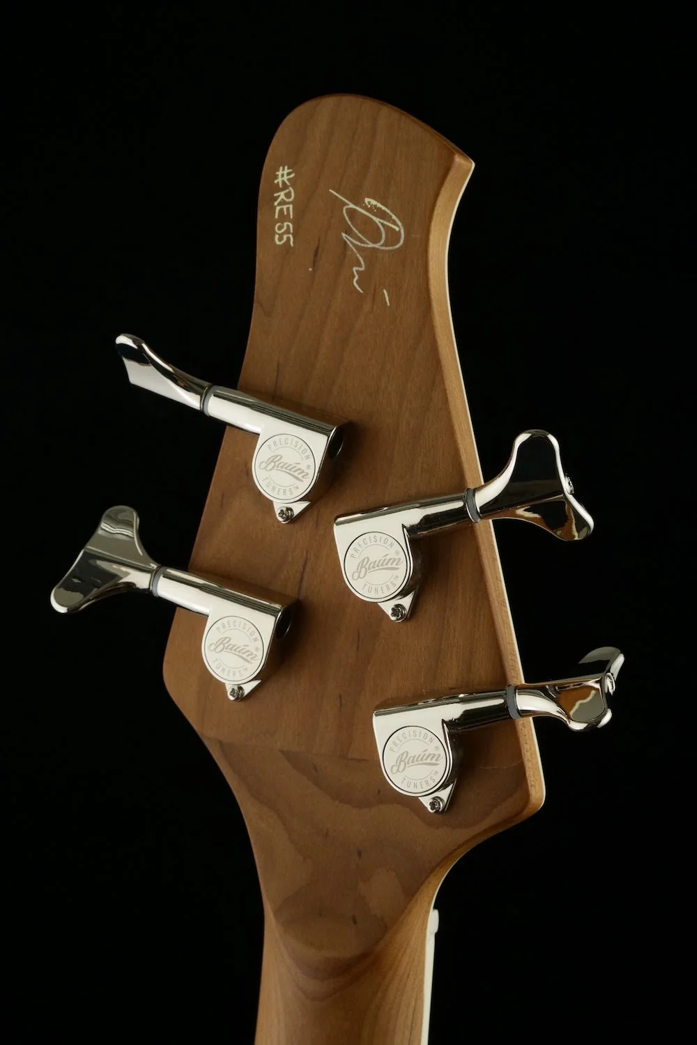Revival #55 Nidhogg Bass - Magnetic Black & Orange metallic | Custom Shop - Image 12