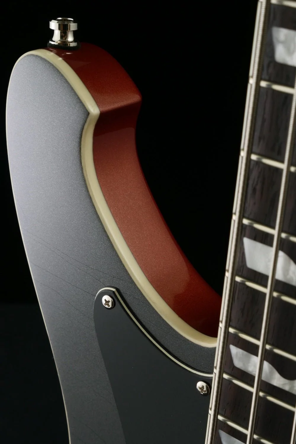 Revival #55 Nidhogg Bass - Magnetic Black & Orange metallic | Custom Shop - Image 3