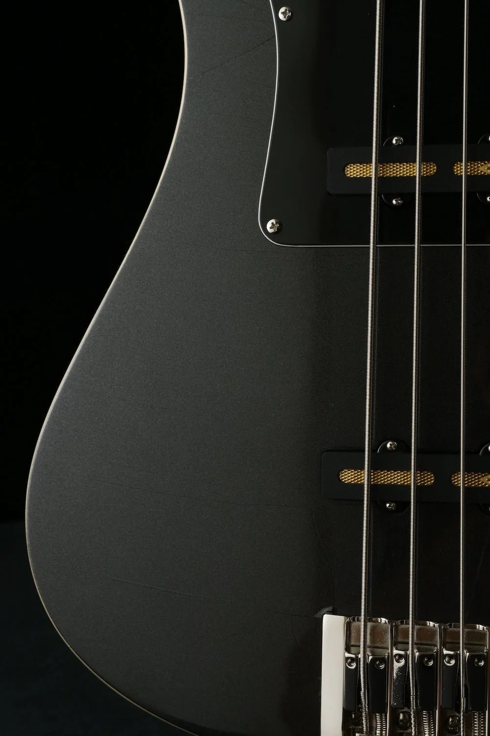 Revival #55 Nidhogg Bass - Magnetic Black & Orange metallic | Custom Shop - Image 5