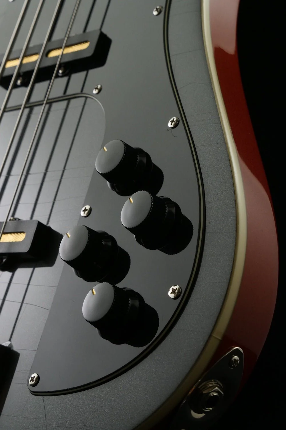 Revival #55 Nidhogg Bass - Magnetic Black & Orange metallic | Custom Shop - Image 6