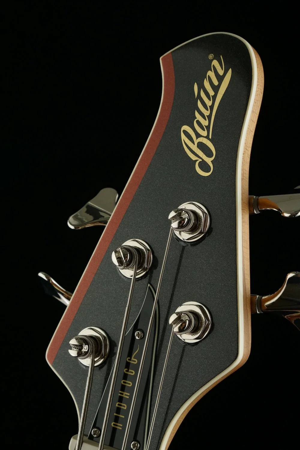 Revival #55 Nidhogg Bass - Magnetic Black & Orange metallic | Custom Shop - Image 7