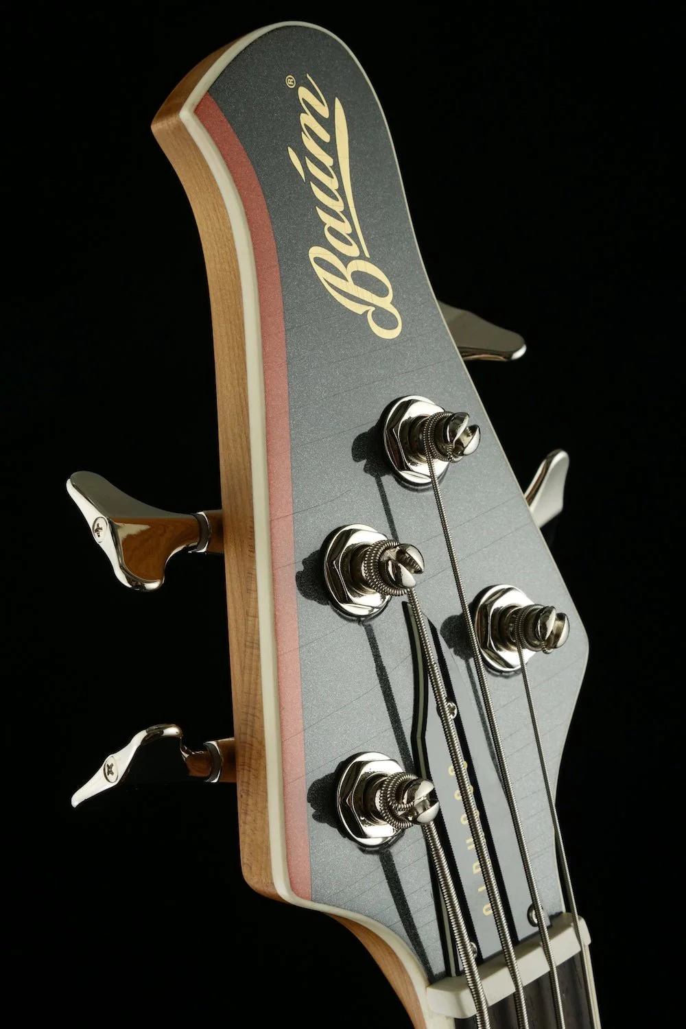 Revival #55 Nidhogg Bass - Magnetic Black & Orange metallic | Custom Shop - Image 8