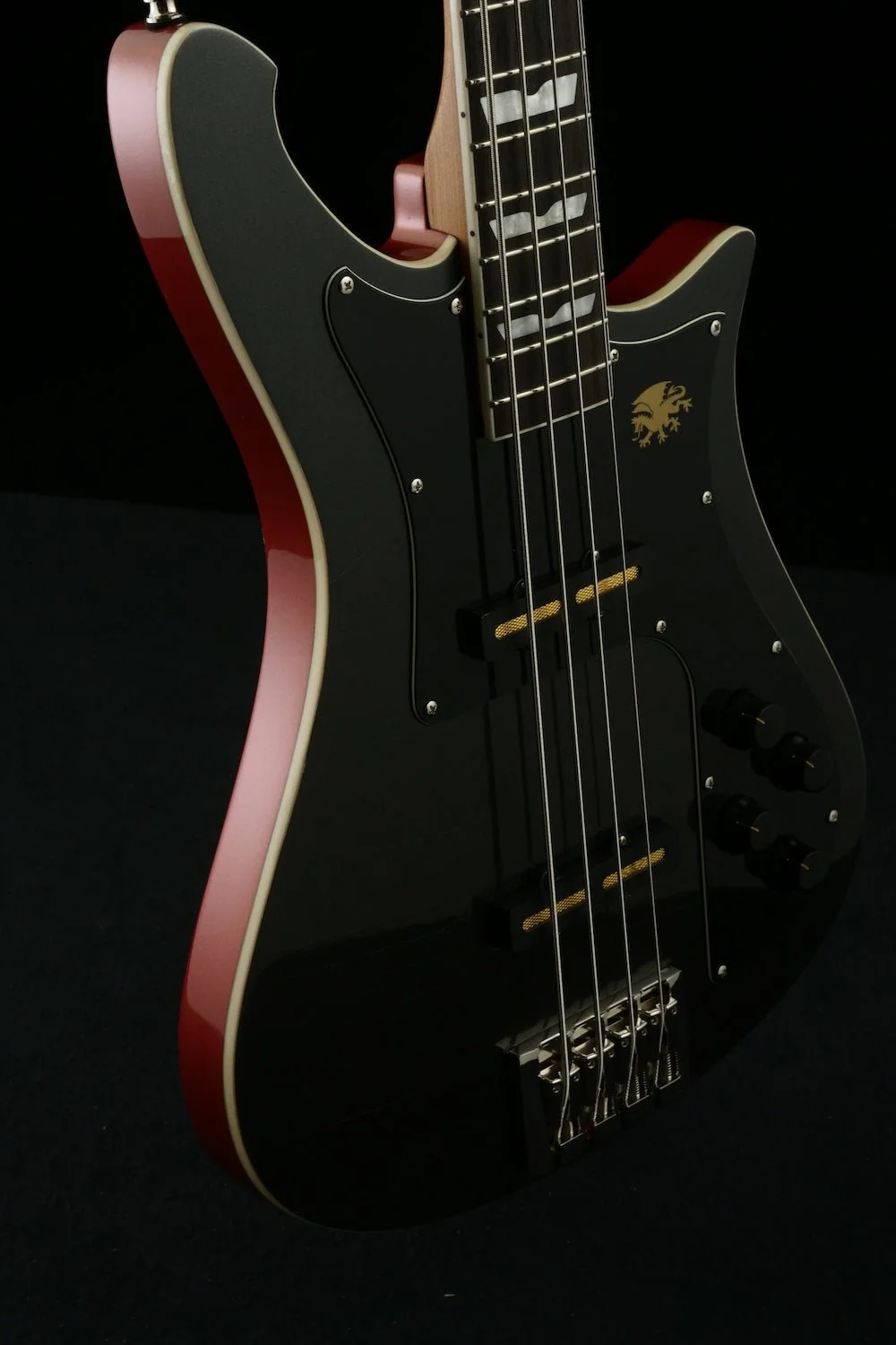 Revival #55 Nidhogg Bass - Magnetic Black & Orange metallic | Custom Shop - Image 9